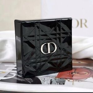 Dior Black Faux Patent Cosmetic Case